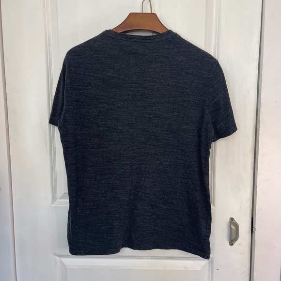 Polo Ralph Lauren Men's Dark Gray Heathered Crew Neck Short Sleeve T-Shirt L - Picture 7 of 7